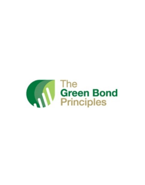 Logo mit dem Text Green Bond Pinciples