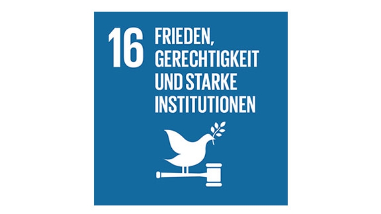 Ziel 16: Frieden, Gerechtigkeit und starke Institutionen