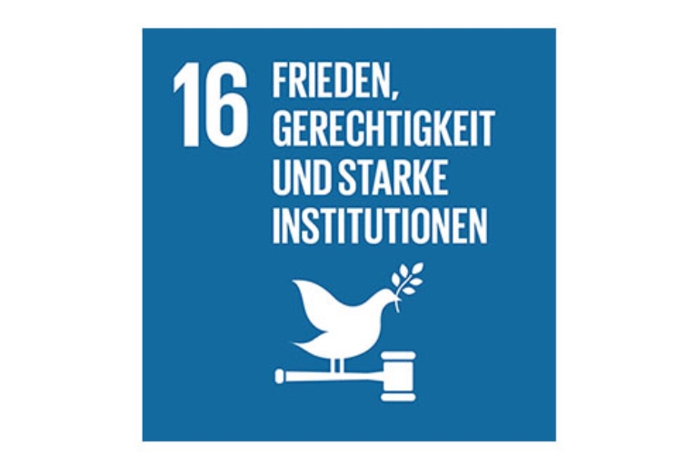 Ziel 16: Frieden, Gerechtigkeit und starke Institutionen