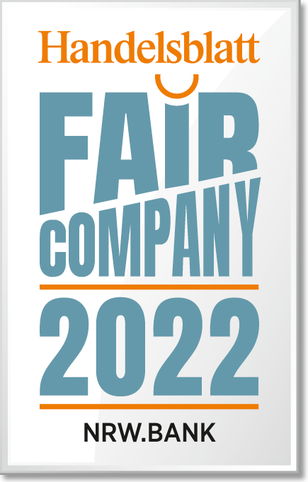 Siegel Fair Company 2022 von Handelsblatt