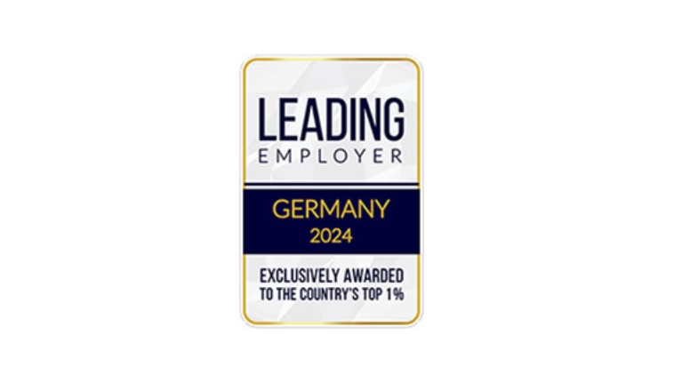 Auszeichnung: Leading Employer Germany 2024, exclusively awardes to the country's top 1%