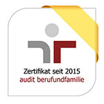 Logo audit berufundfamilie - Zertifikat seit 2015