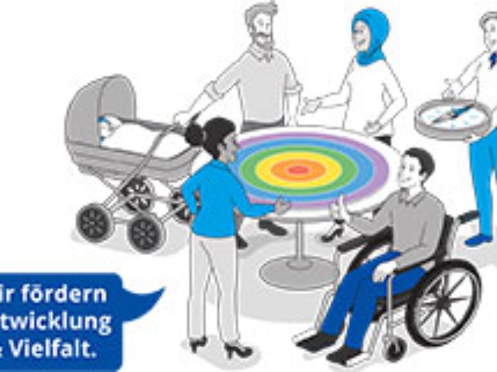 Symbolbild zum Grundsatz "Wir fördern Entwicklung & Vielfalt"