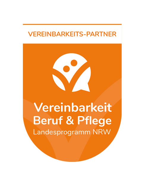 Logo Landesprogramm Vereinbarkeit Beruf & Pflege in NRW