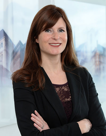 Caroline Gesatzki, Pressesprecherin und Leiterin der Abteilung Kommunikation
