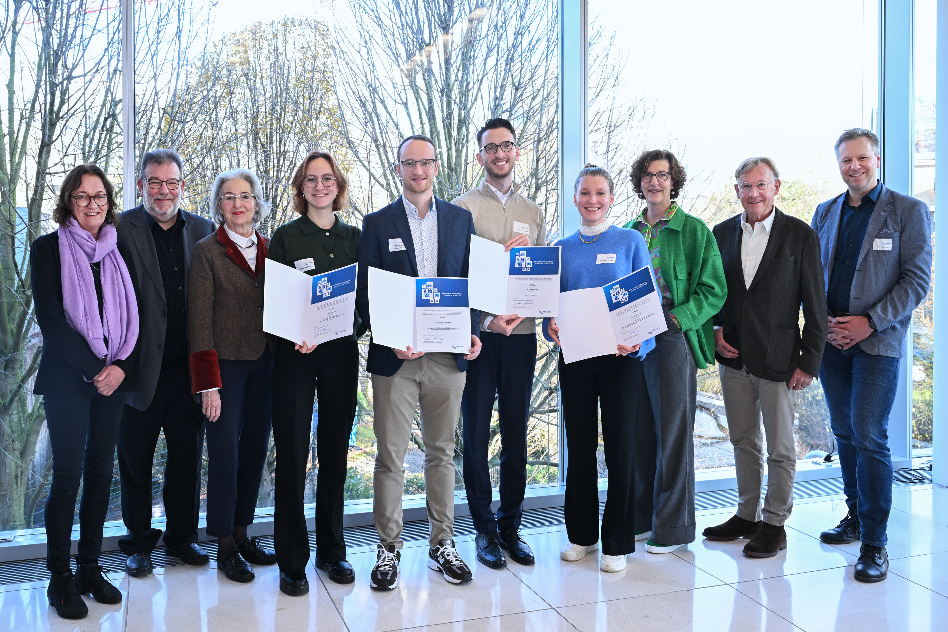 Die Preisträgerinnen und Preisträger des NRW.BANK.Studienpreis