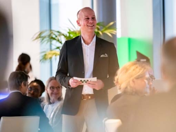 Moderator Florian Rinke