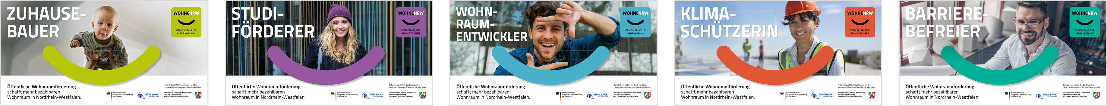 Hinwesschild Wohnraumförderung