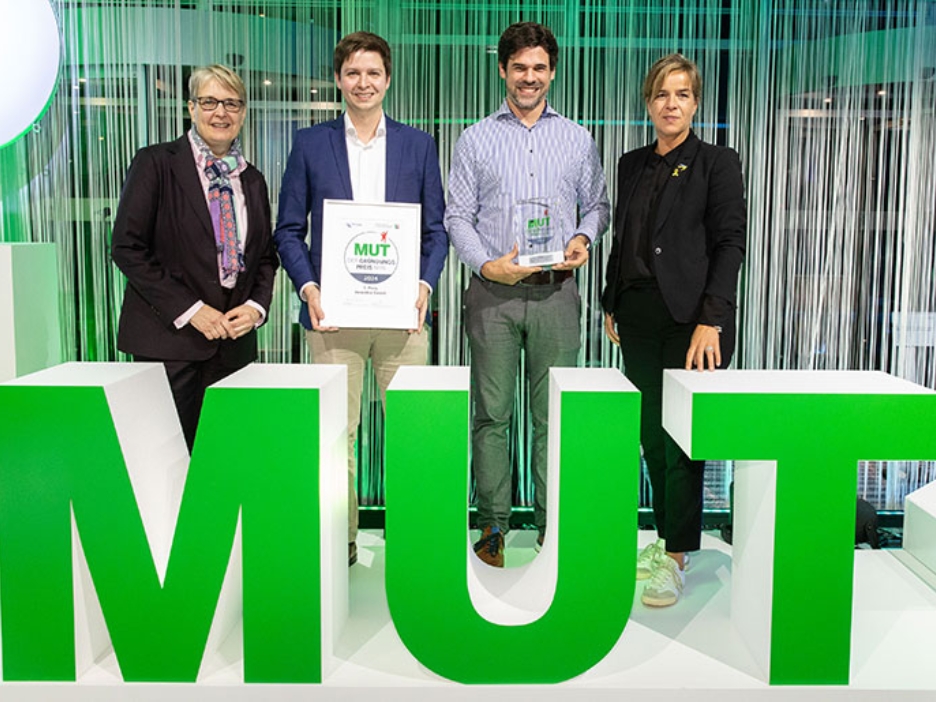 MUT – DER GRÜNDUNGSPREIS NRW 2024: 1. Platz Incoretex GmbH aus Aachen