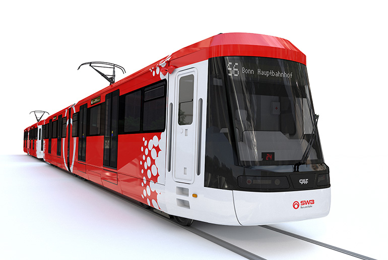 Ein digitales Render-Bild der neuen Stadtbahn.