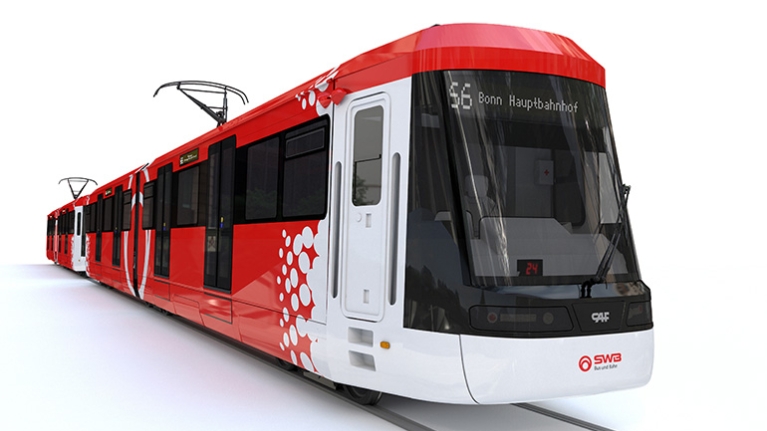 Ein digitales Render-Bild der neuen Stadtbahn.