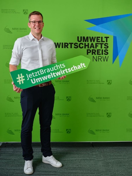 Porträt der Nominierten für den Umweltwirtschaftspreis 2026: Cleansort