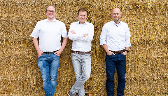 Das FrachtPilot-Team (von links): Dr. Stefan Fleischer, Dr. Sebastian Terlunen, Jan-Hendrik Fischer