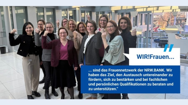 Porträt des Frauennetzwerk der NRW.BANK anlässlich des Weltfrauentags