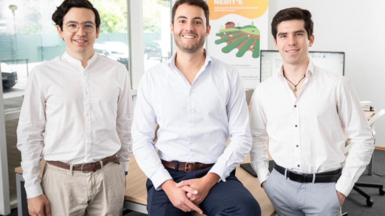 Das Gründungsteam des Aachener Start-ups Nerit'e (von links): Rodrigo Martinez, Tom Leenders und Humberto Martinez.
