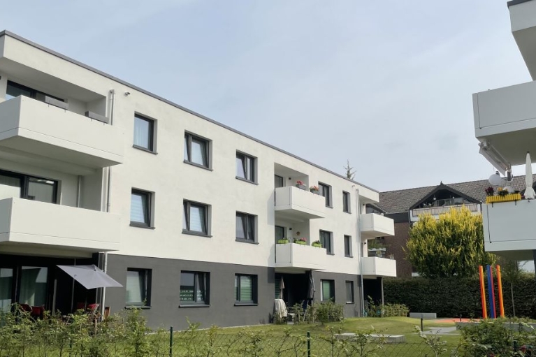 Ein Haus, gefördert durch die Wohnraumförderung der NRW.BANK.