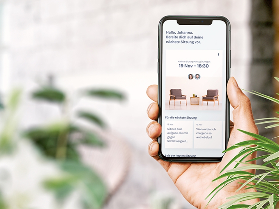 Die App zur Unterstützung der ambulanten Therapie.