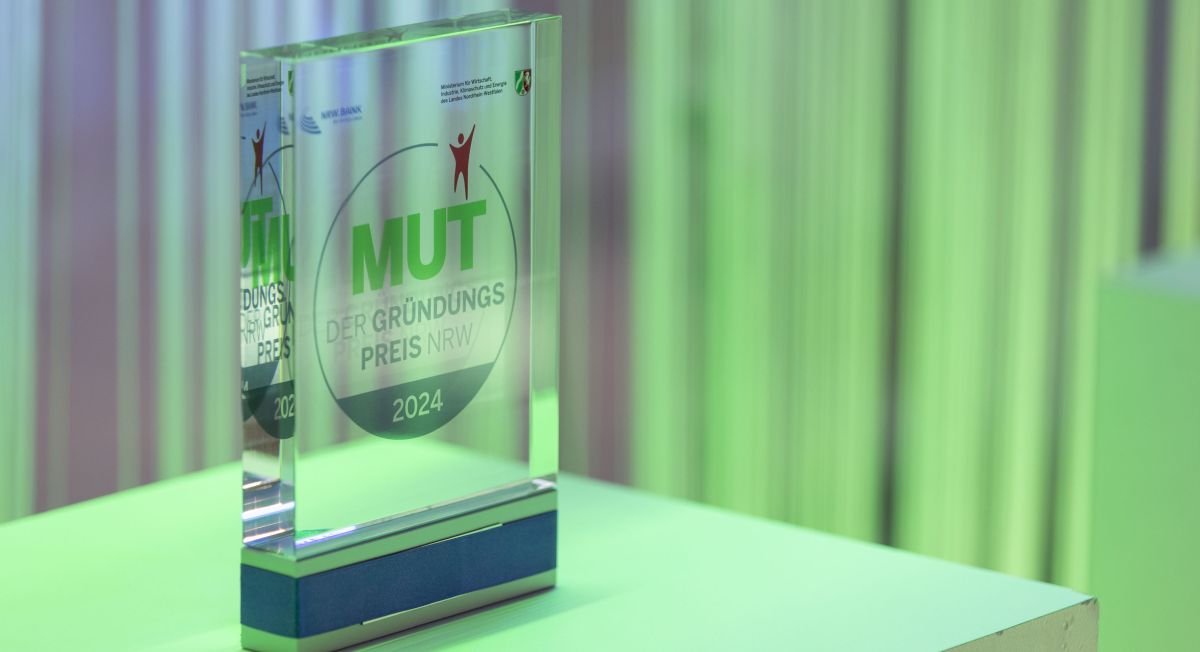 MUT - DER GRÜNDUNGSPREIS NRW: Blick auf den Award