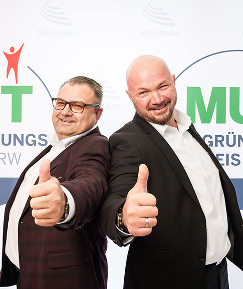 Porträt der Nominierten für MUT – DER GRÜNDUNGSPREIS NRW 2025 Lippe-Solar