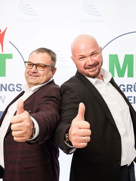 Porträt der Nominierten für MUT – DER GRÜNDUNGSPREIS NRW 2025 Lippe-Solar