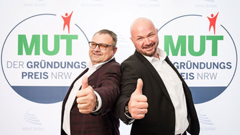 Porträt der Nominierten für MUT – DER GRÜNDUNGSPREIS NRW 2025 Lippe-Solar