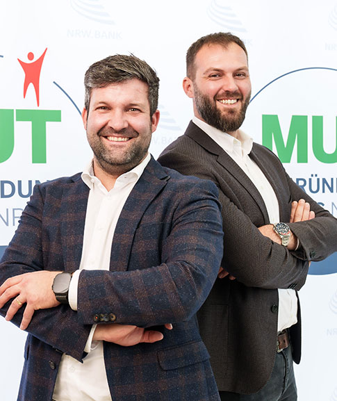 Porträt der Nominierten für MUT – DER GRÜNDUNGSPREIS NRW 2025 Nanocoat