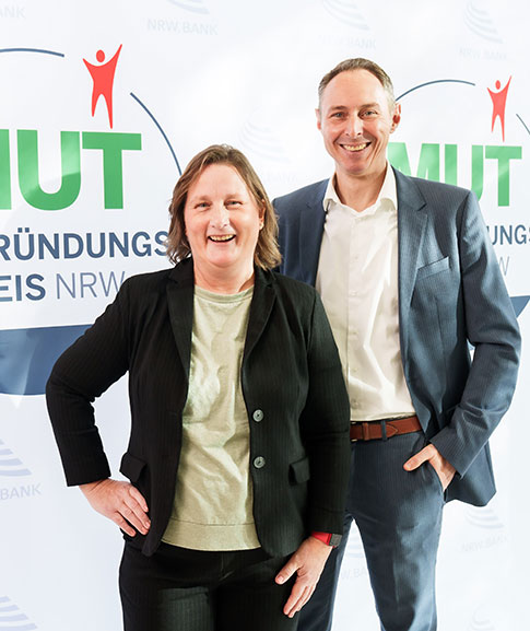 Porträt der Nominierten für MUT – DER GRÜNDUNGSPREIS NRW 2025 Pete Technologies