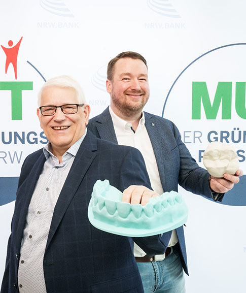 Porträt der Nominierten für MUT – DER GRÜNDUNGSPREIS NRW 2025 Prinoa Dental