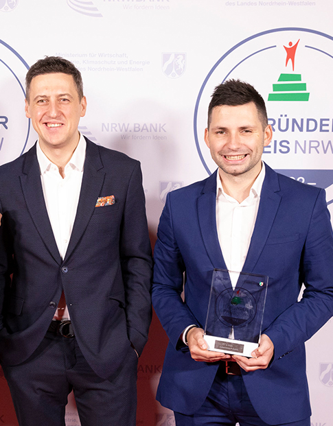 GRÜNDERPREIS NRW 2022, der Drittplatzierte, die SalesViewer GmbH aus Bochum