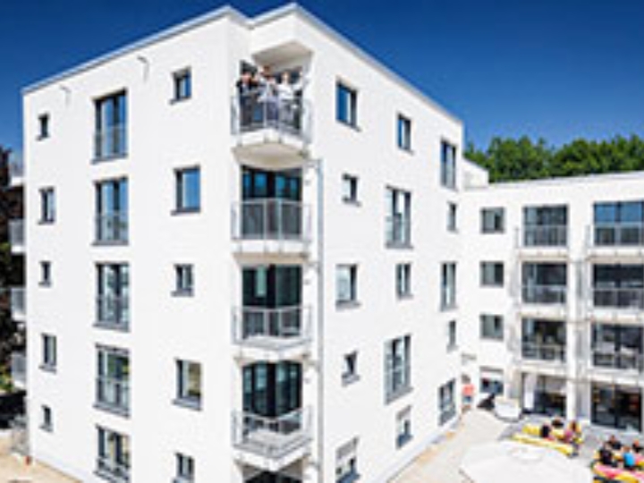 Fertiggestellter Neubau im Parkquartier Königsborn