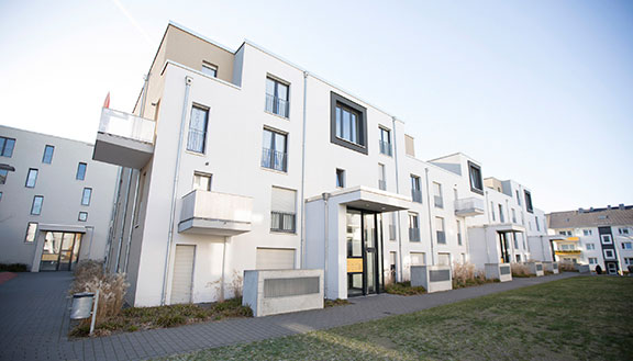 Carlswerkquartier in Köln Buchheim mit 222 neuen Wohnungen.