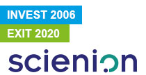 Logo: SCIENION GmbH: Invest 2006, Exit 2020