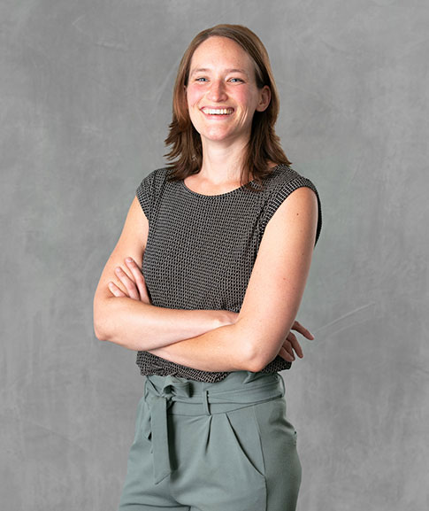 Portrait von Dr. Anna-Marina (Mina) van der Meer aus dem Venture-Capital-Team der NRW.BANK