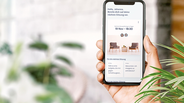 Die App zur Unterstützung der ambulanten Therapie.
